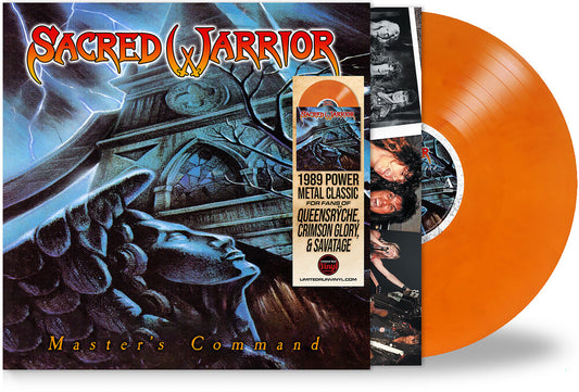 the album cover for Sacred Warrior - Master's Command [Colored Vinyl] [Limited Edition] (Org) [Remastered]