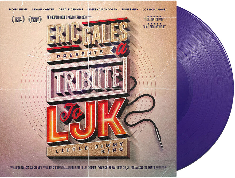 the album cover for Eric Gales - Tribute To Ljk
