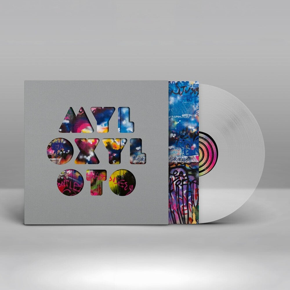 the album cover for Coldplay - Mylo Xyloto [Clear Vinyl]