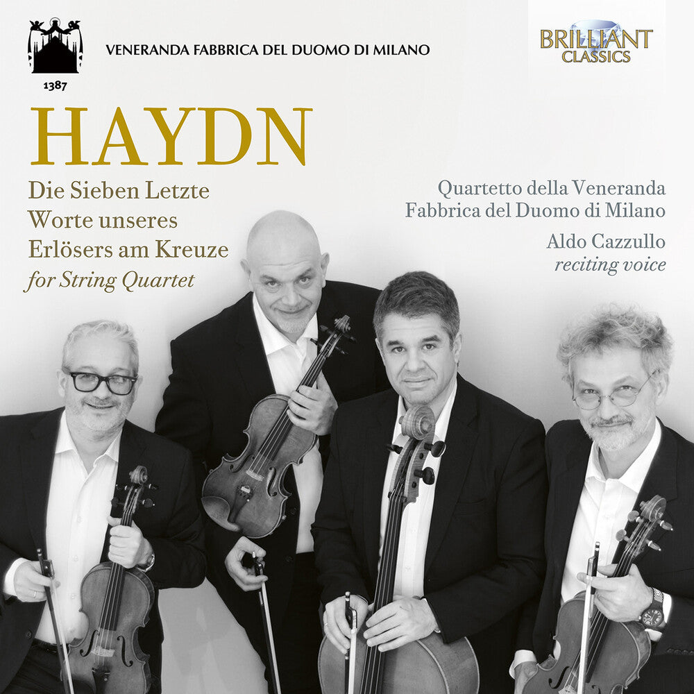 the album cover for Quartetto Della Veneranda Fabbrica - Haydn: Die Sieben Letzte Worte Unseres Erlosers