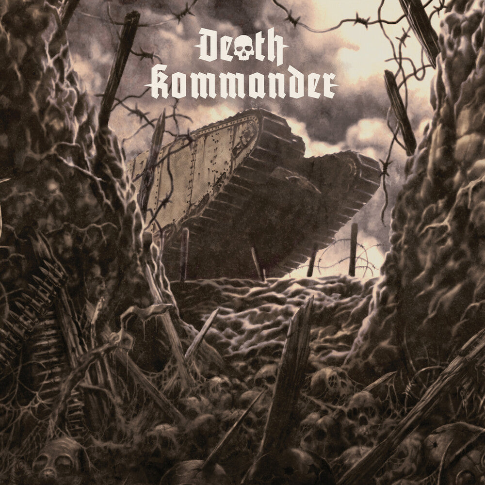 the album cover for Death Kommander - Never To Grow Old (Uk)