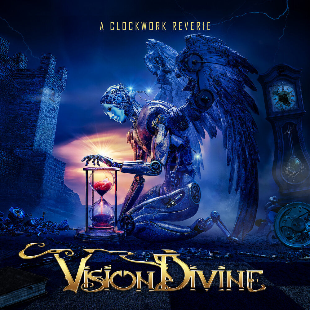 the album cover for Vision Divine - Clockwork Reverie
