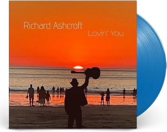 the album cover for Richard Ashcroft - Lovin You [Indie Exclusive Blue LP]