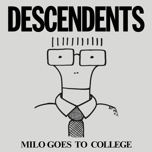 the album cover for Descendents - Milo Goes To College [Gray Colored Vinyl]