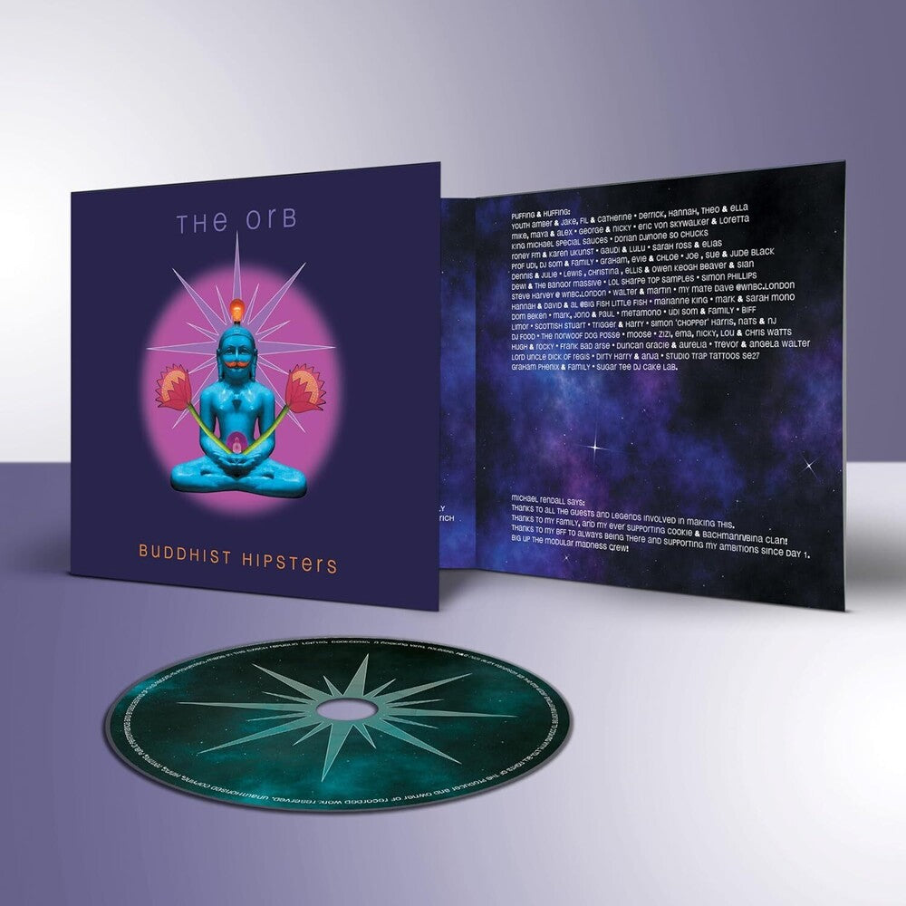 the album cover for ORB - Buddhist Hipsters [Digipak]
