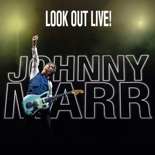the album cover for Johnny Marr - Look Out Live