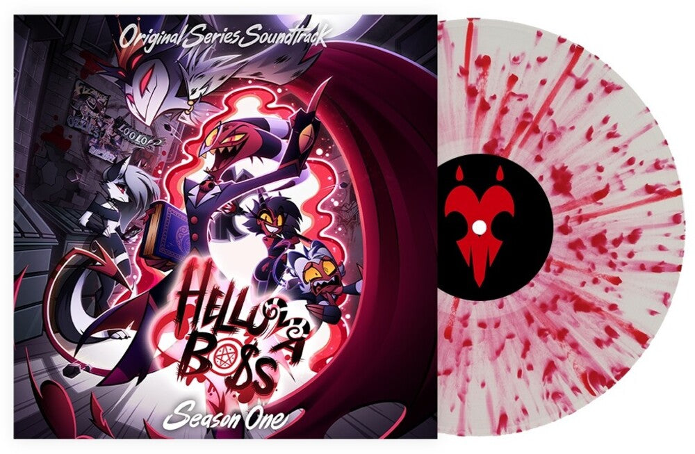 the album cover for Helluva Boss - Helluva Boss: Season 1 (Original Soundtrack) [Indie Exclusive Demon Blood Edition LP]