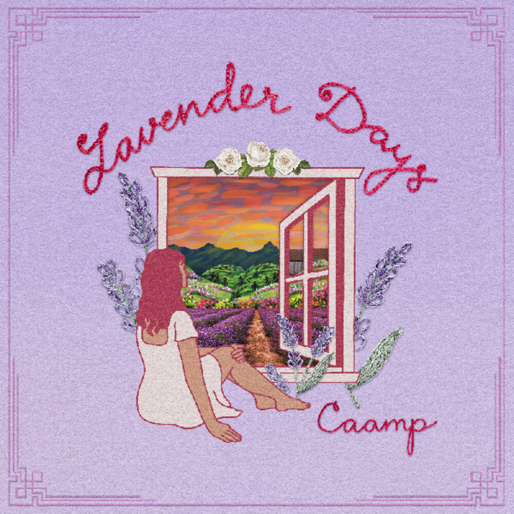 the album cover for Caamp - Lavender Days [Pink]