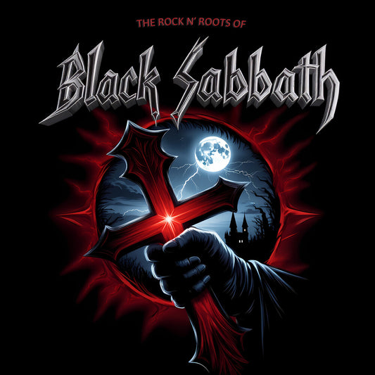 the album cover for Black Sabbath - Rock N' Roots Of [Clear Vinyl] [Limited Edition] (Red)