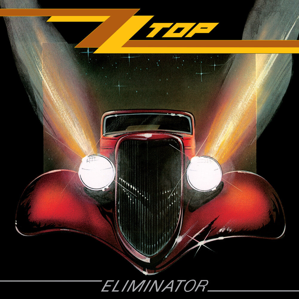 the album cover for ZZ Top - Eliminator (Rktbr25) (Brick & Mortar Exclusive) (Hifi)