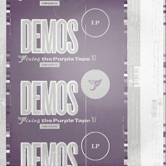 the album cover for Pixies - Demos [Purple & Black Colored Vinyl]
