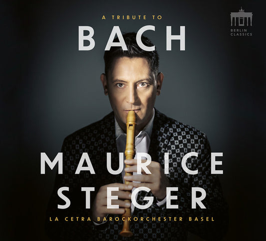 the album cover for Maurice Steger - Tribute To Bach