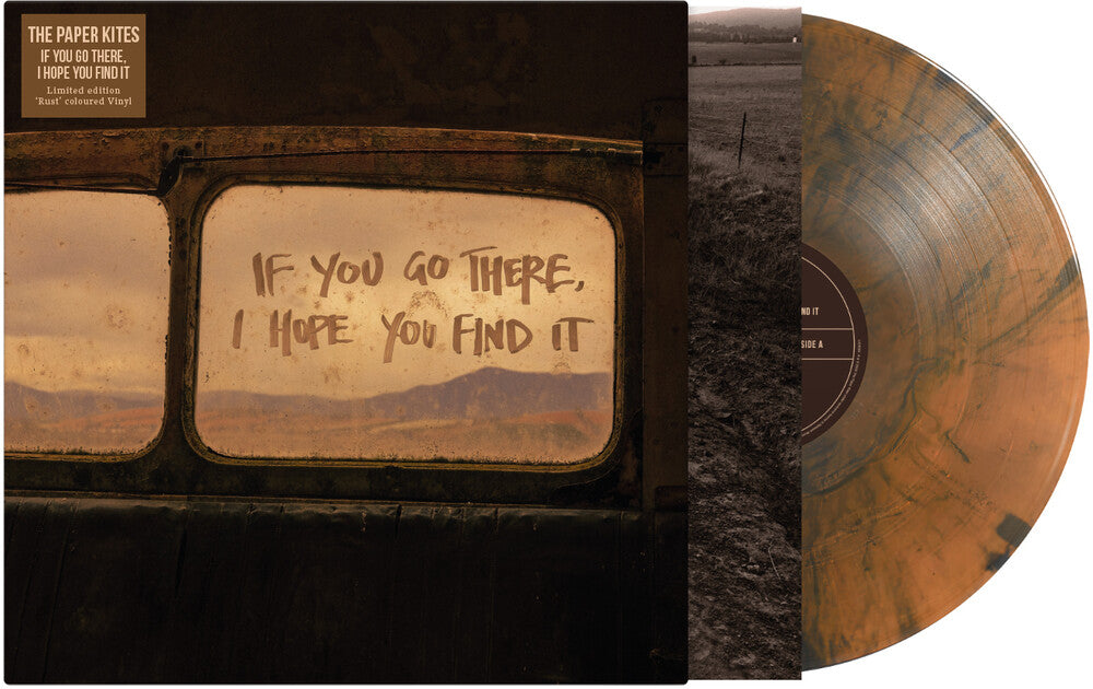 the album cover for Paper Kites - If You Go There I Hope You Find It [Rust Colored Vinyl]