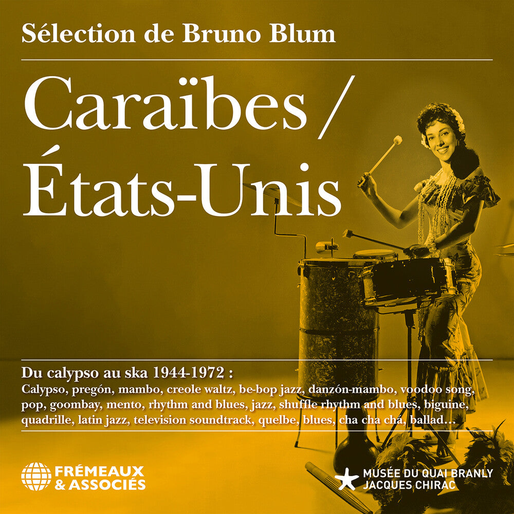 the album cover for Caraibes/Etats-Unis Du Calypso Au Ska 1944-1972 - Caraibes/Etats-Unis Du Calypso Au Ska 1944-1972