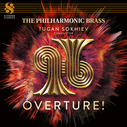 the album cover for Philharmonic Brass - Overture!
