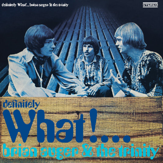 the album cover for Brian Auger  / Trinity - Definitely What
