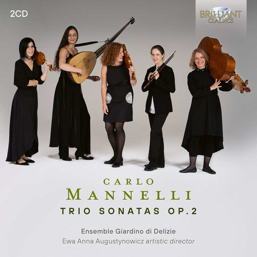 the album cover for Ensemble Giardino di Delizie - Mannelli: Trio Sonatas Op. 2
