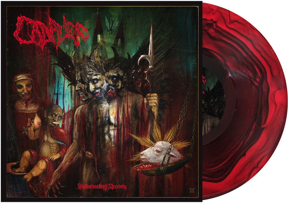 the album cover for Cadaver - Hallucinating Anxiety - Marble [Colored Vinyl] [Limited Edition]