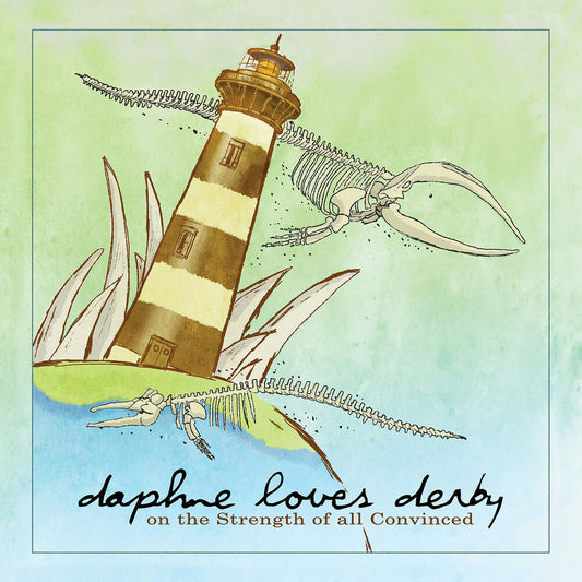 the album cover for Daphne Loves Derby - On The Strength Of All Convinced [Gold Colored Vinyl]