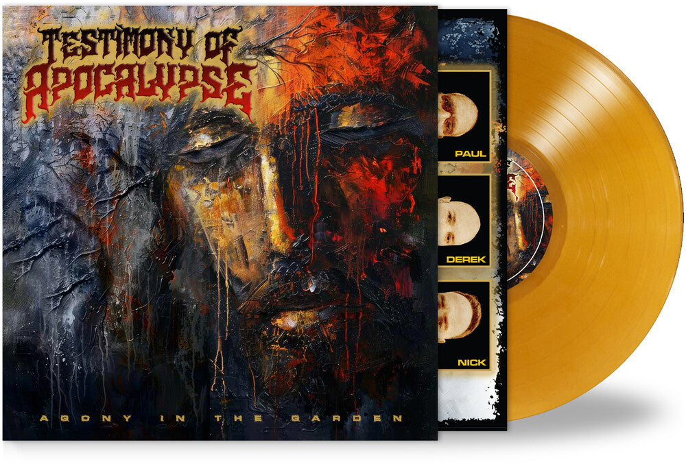 the album cover for Testimony Of Apocalypse - Agony In The Garden [Colored Vinyl]
