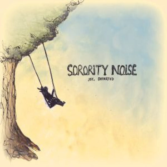 the album cover for Sorority Noise - Joy Departed [Late Winter Blue Colored Vinyl]