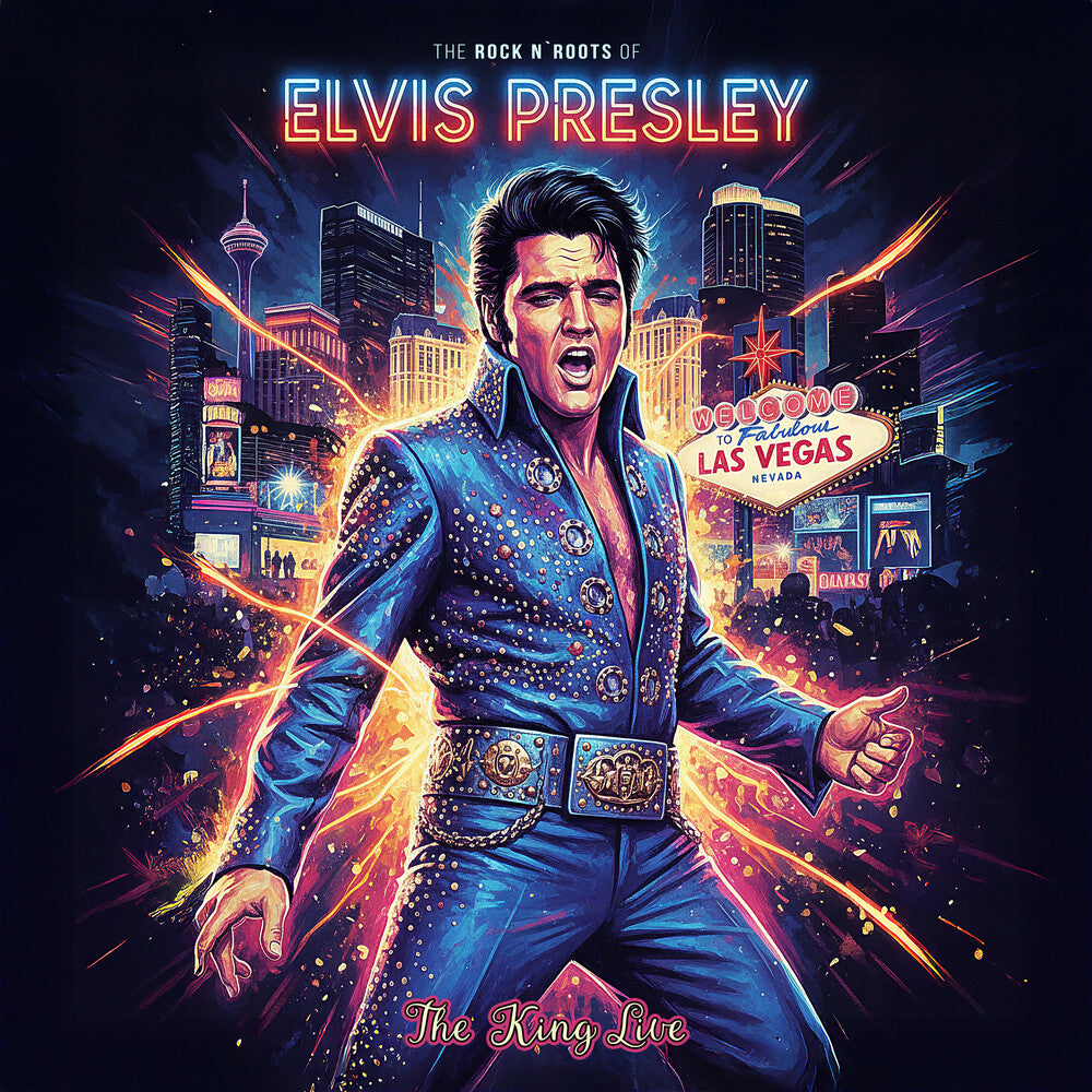 the album cover for Elvis Presley - Rock N Roots Of [Blue]