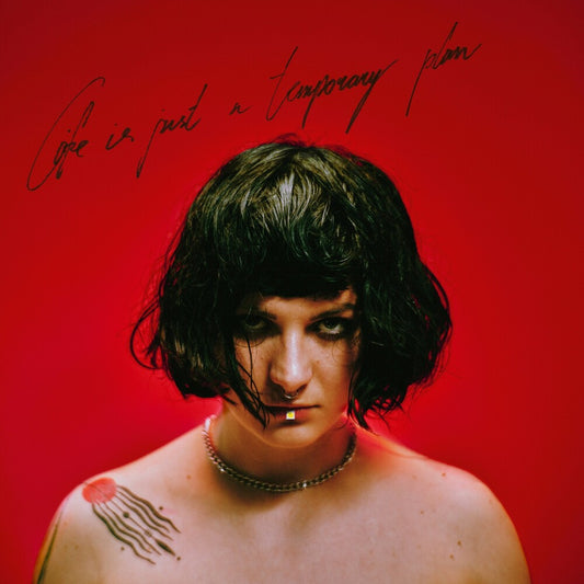 the album cover for Abbie Falls - Life Is Just A Temporary Plan [Red Colored Vinyl]