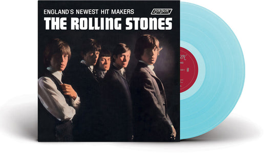 the album cover for The Rolling Stones - England's Newest Hit Makers [Colored Vinyl] [180 Gram] (Teal)