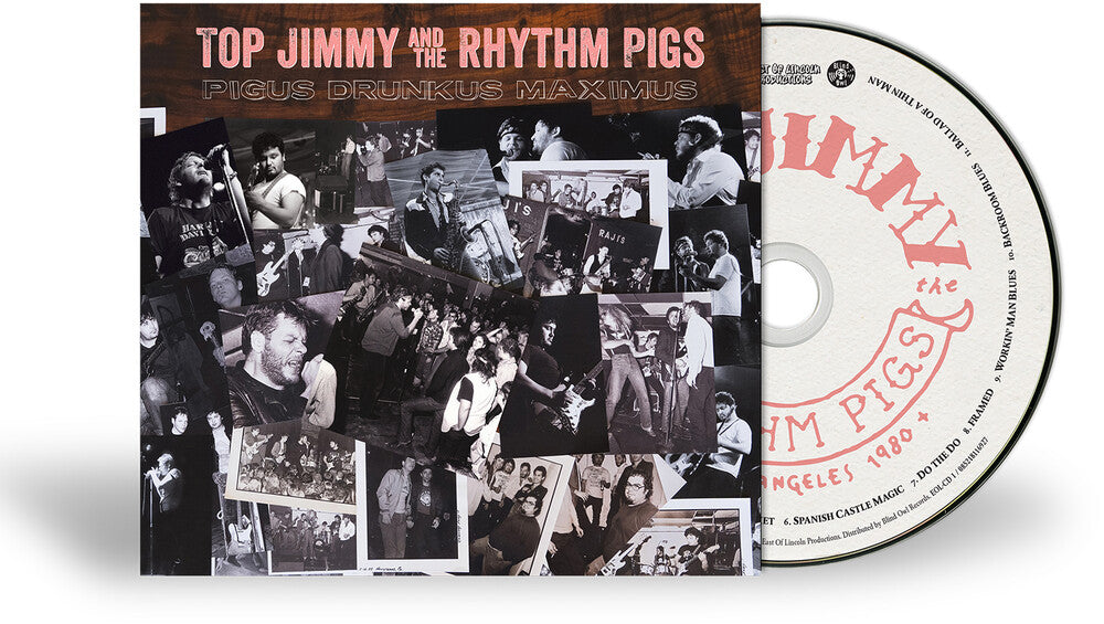 the album cover for Top Jimmy & the Rhythm Pigs - Pigus Drunkus Maximus [Remastered]