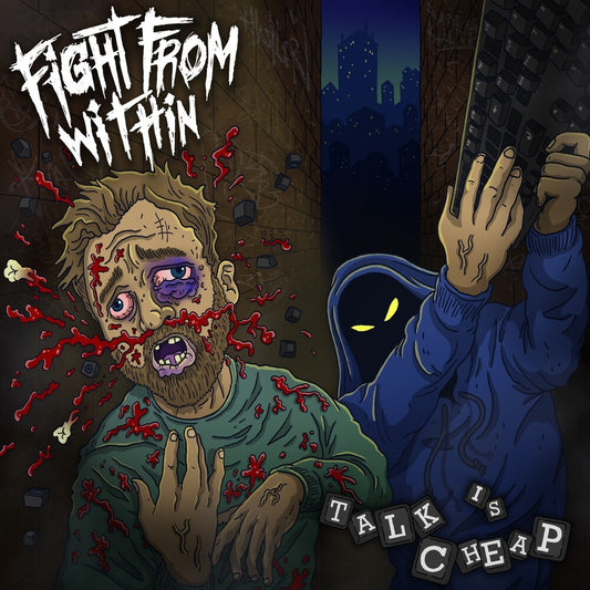 the album cover for Fight From Within - Talk Is Cheap [Red]