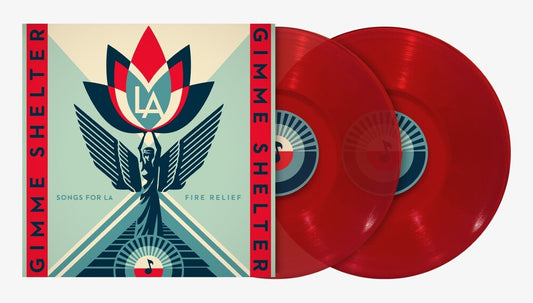 the album cover for Various Artists - Gimme Shelter: Songs For LA Fire Relief