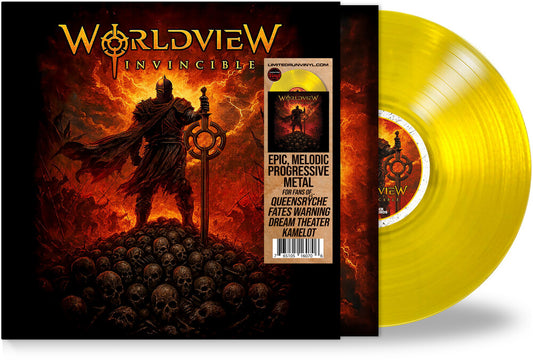 the album cover for Worldview - Invincible [Yellow Colored Vinyl]