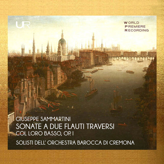 the album cover for Orchestra Barocca Di Cremona - Giuseppe Sammartini: Sonate A Due Flauti Traversi