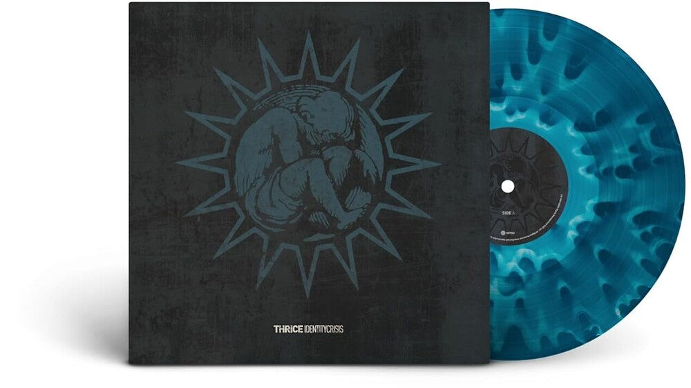 the album cover for Thrice - Identity Crisis (25th Anniversary Edition) [Ghostly Blue Colour LP]
