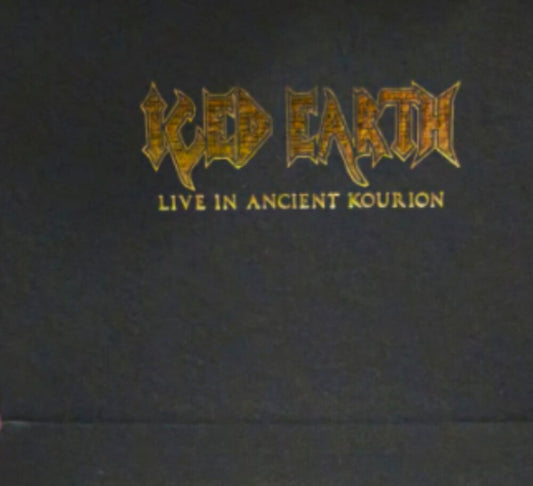the album cover for Iced Earth - Live In Ancient Kourion (Emb) (Gate) [Limited Edition]