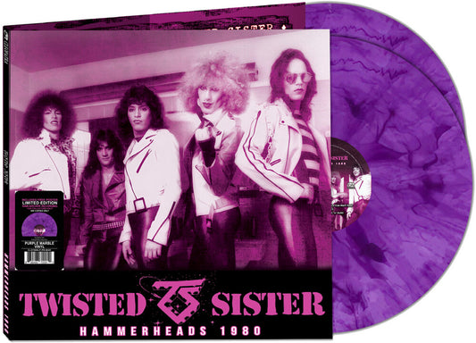 the album cover for Twisted Sister - Hammerheads 1980 [Purple Marble 2LP]
