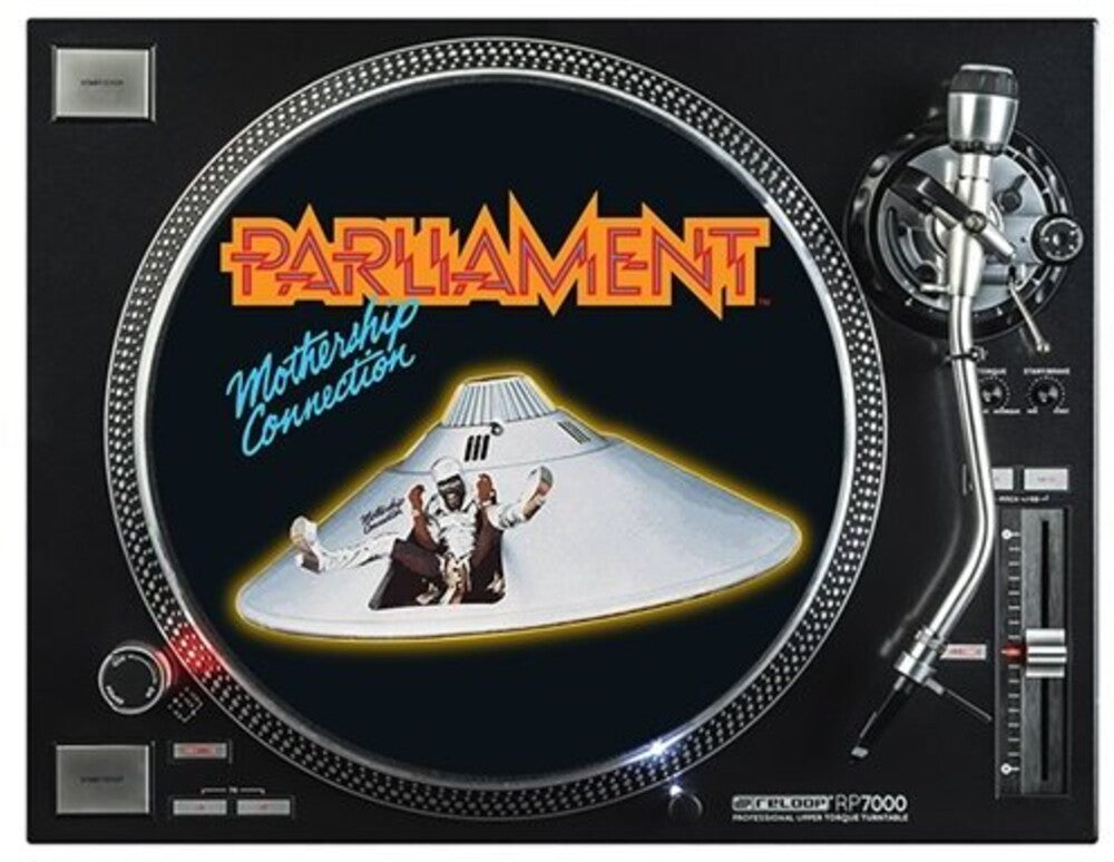 the album cover for Parliament Mothership Connection Trntbl Slip Mat - Parliament Mothership Connection Trntbl Slip Mat