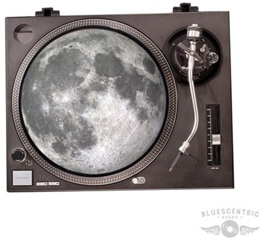 the album cover for 3D Moon Vinyl Record Graphic Turntable Slip Mat - 3d Moon Vinyl Record Graphic Turntable Slip Mat