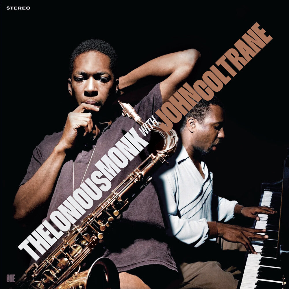 the album cover for Thelonious Monk  / John Coltrane - Thelonious Monk With John Coltrane (Bonus Tracks)