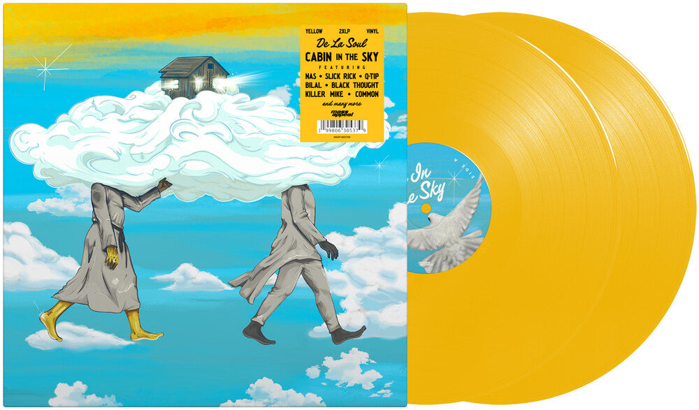 the album cover for De La Soul - Cabin In The Sky [Duckie Yellow]