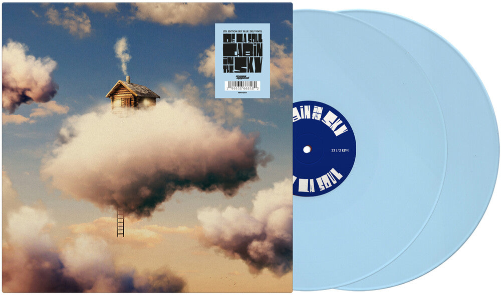 the album cover for De La Soul - Cabin In The Sky (Alt Cover) [Opaque Light Blue]