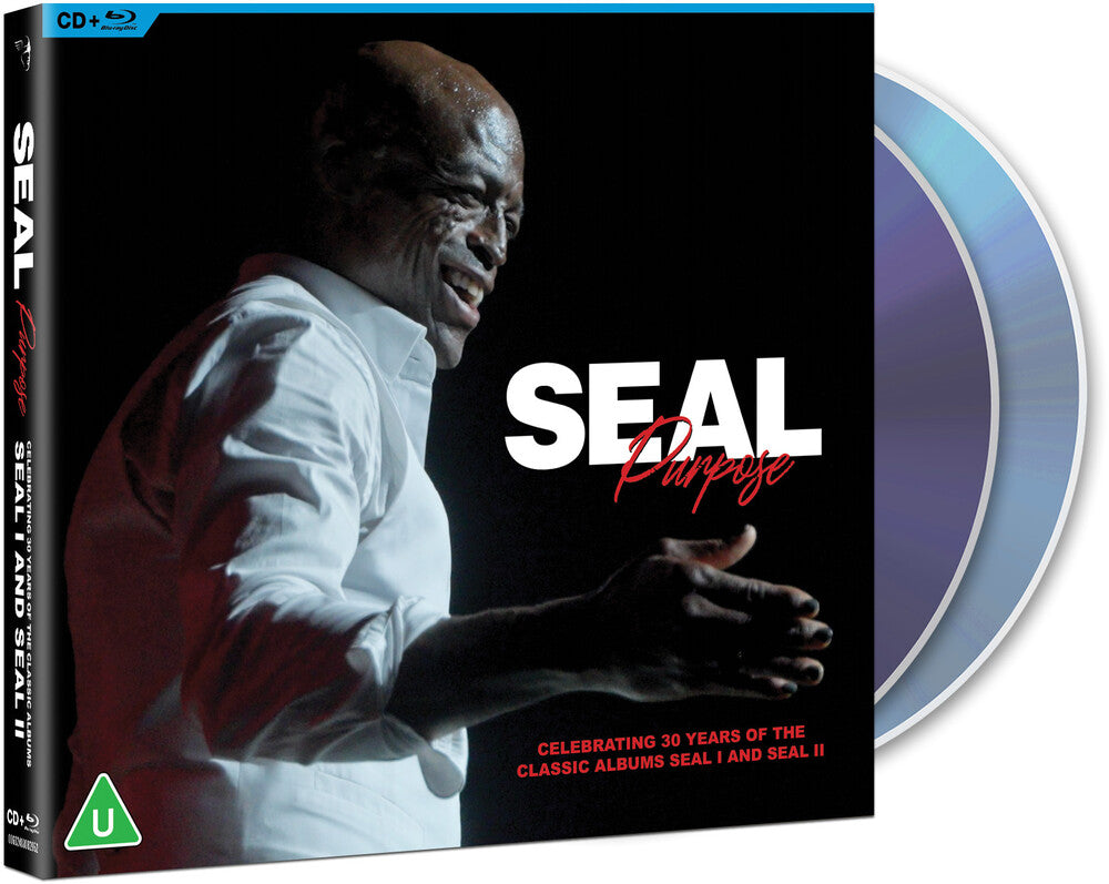the album cover for Seal - PURPOSE: Celebrating 30 Years of the Classic Albums Seal I and Seal II [Blu-ray/CD]