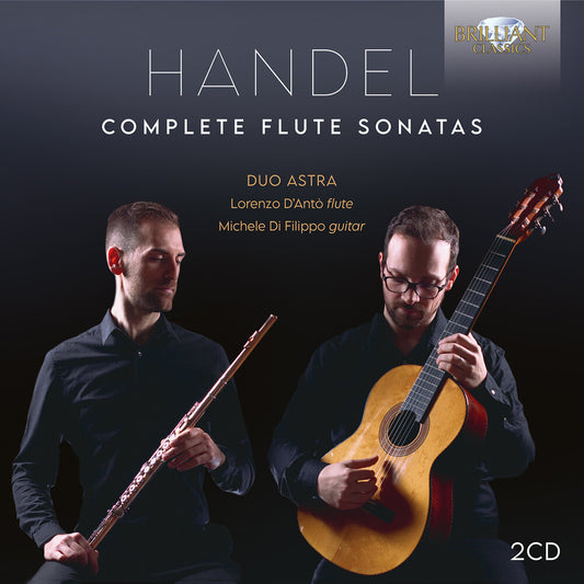 the album cover for Duo Astra - Handel: Complete Flute Sonatas
