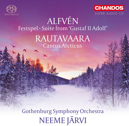 the album cover for Gothenburg Symphony Orchestra - Alfven & Rautavaara: Orchestral Works
