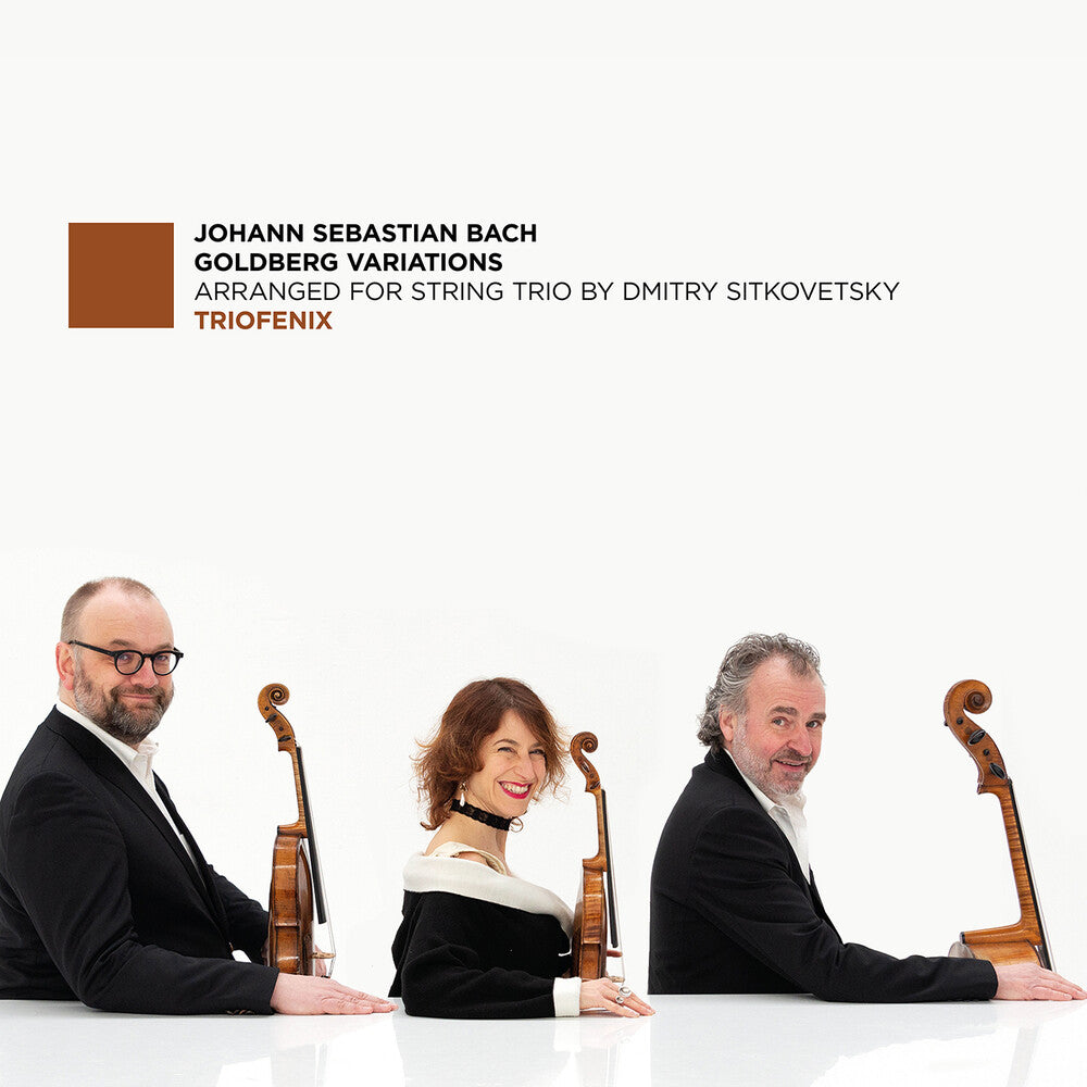 the album cover for TrioFenix - Goldberg Variations (Arr. For String Trio By Dmitr