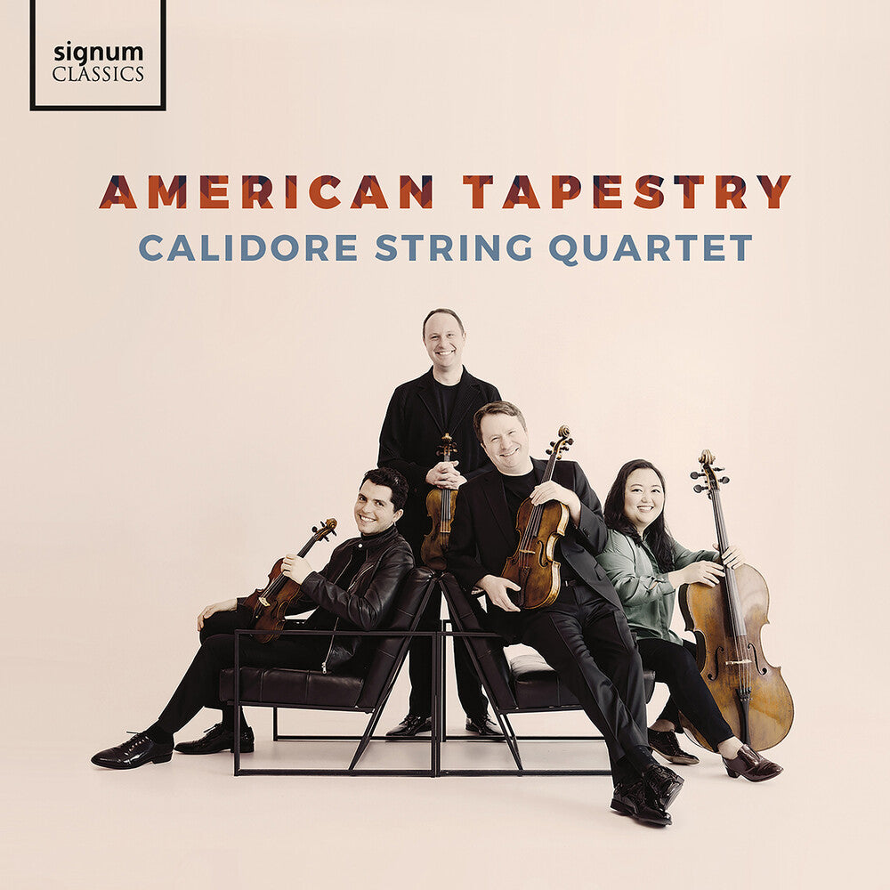 the album cover for Calidore Quartet - American Tapestry