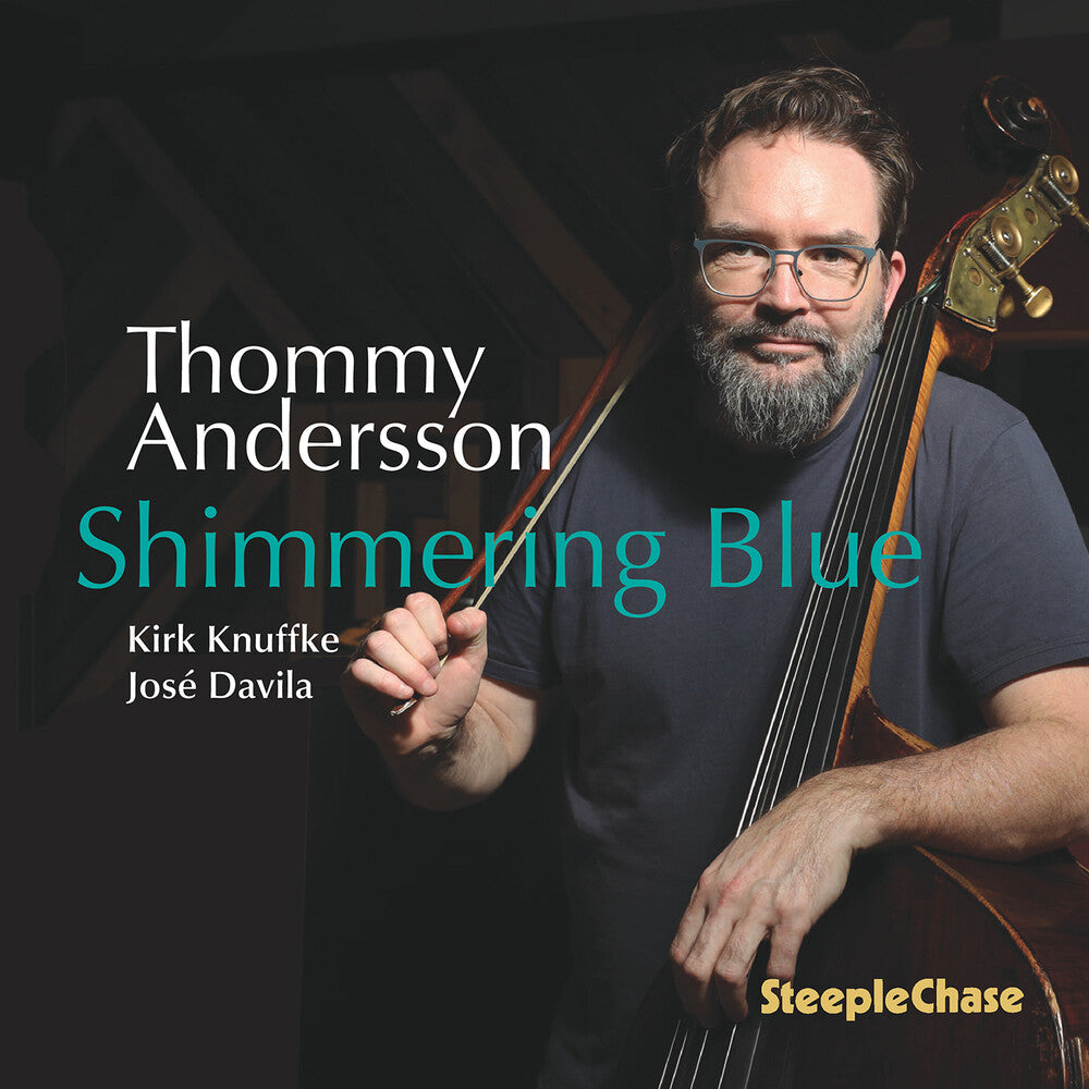 the album cover for Thommy Andersson - Shimmering Blue