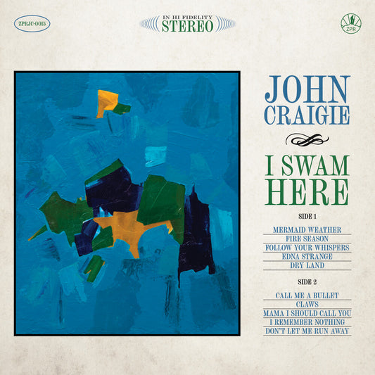 the album cover for John Craigie - I Swam Here