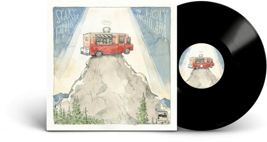 the album cover for Scary Goldings - The Holy Enchilada