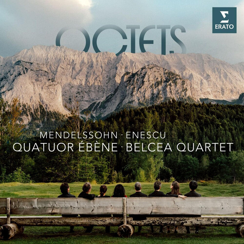 the album cover for Quatuor Ebene / Belcea Quartet - Mendelssohn & Enescu Octets